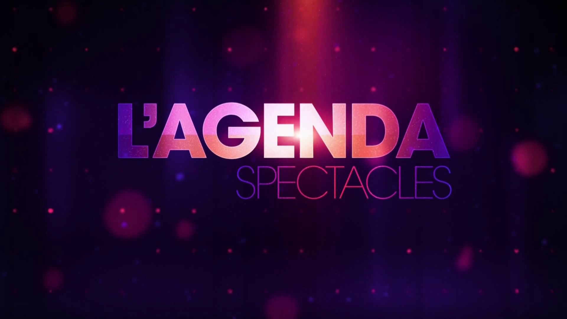 vidéo : Générique L&#39;Agenda Spectacles - TF1 (2016)
