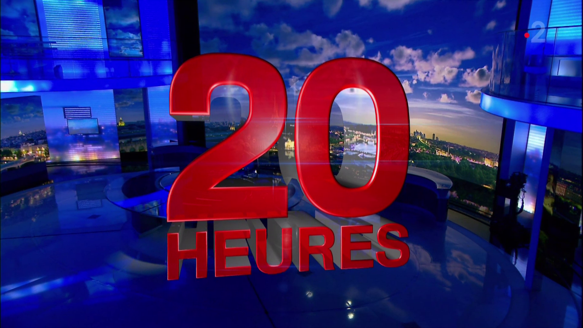 vidéo  Générique Journal  20 heures  AnneSophie Lapix  France 2 (2018)