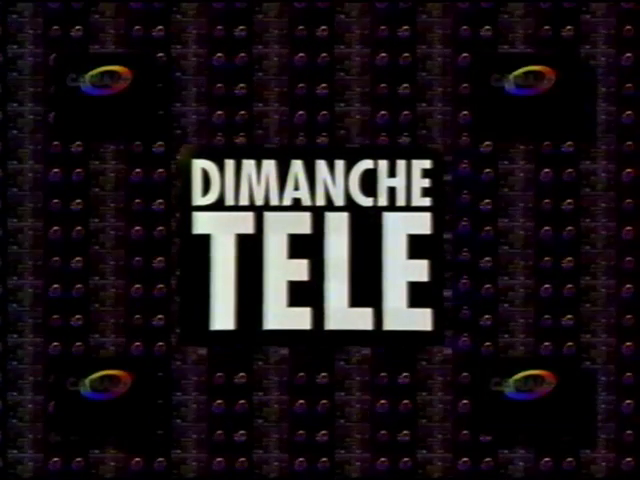 Vidéo Générique Dimanche Télé Canal Plus 1992 