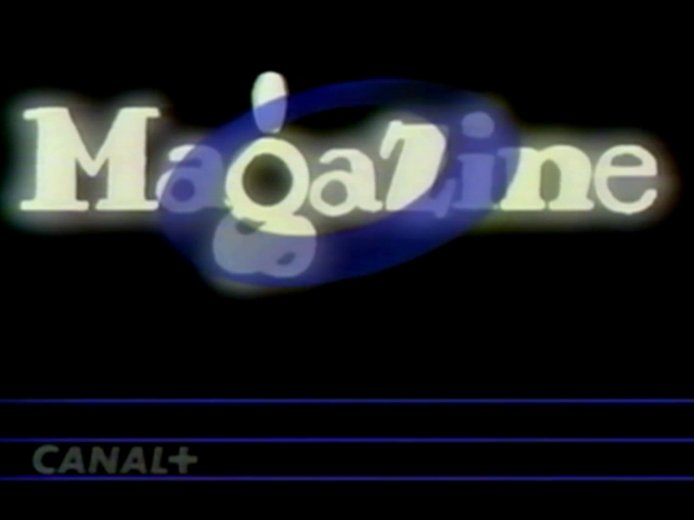 Vidéo Générique Avant Programme Magazine Canal Plus 1992 