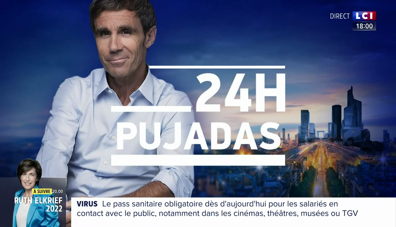 vidéo Générique 24 heures Pujadas LCI (2021)