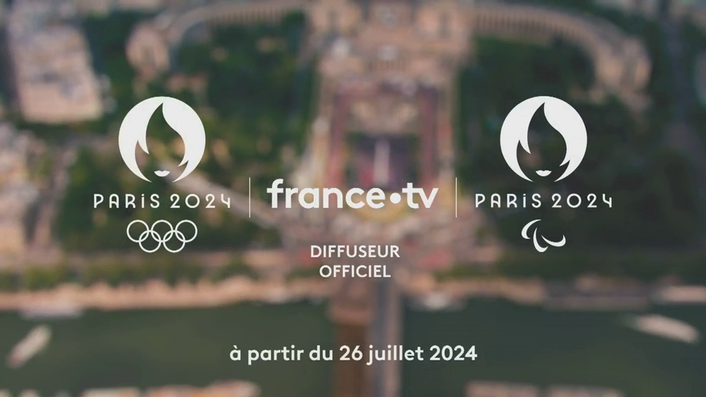 vidéo Jingle pub début Paris 2024 france télévisions (2023)