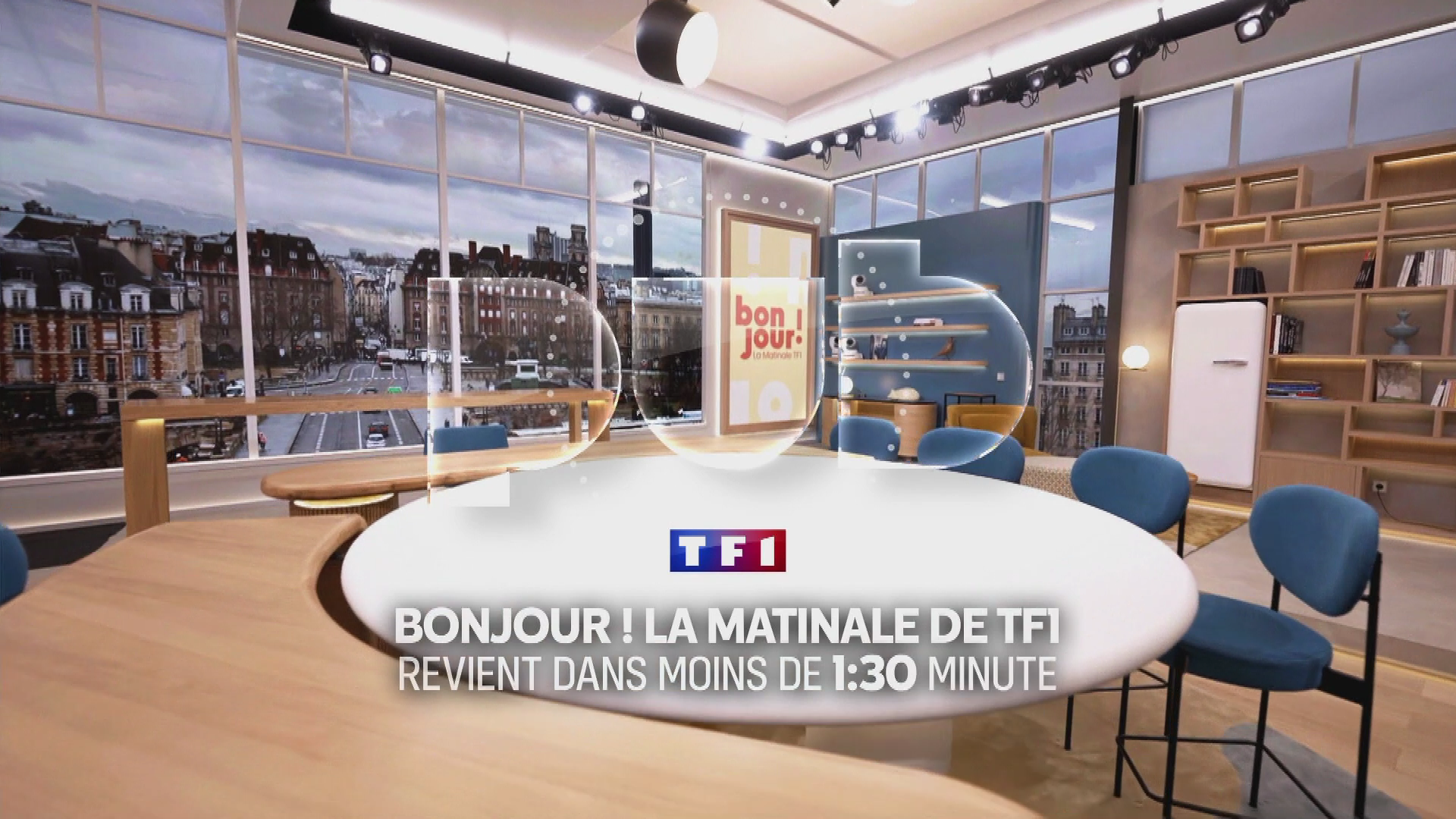 vidéo Jingle pub Bonjour ! revient dans 130 minute TF1 (2024)